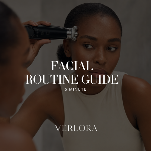 5-Minute Facial Routine Guide (PDF)